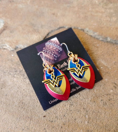 Wonder Woman Earrings