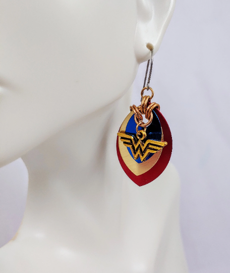 Wonder Woman Earrings